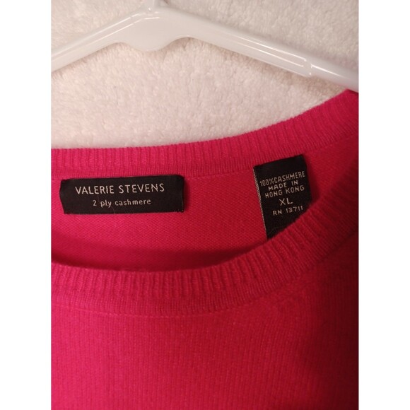 VALERIE STEVENS TWO PLY CASHMERE SWEATER - Picture 3 of 6